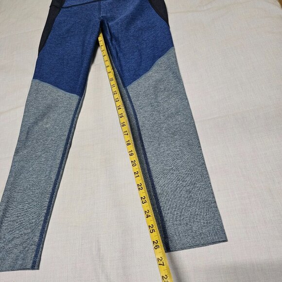 Outdoor Voices Tri Tone Women Leggings Size M Blue - Picture 10 of 13